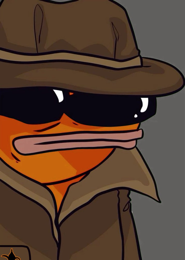 Create meme: duck telegram, anime, Pepe incognito