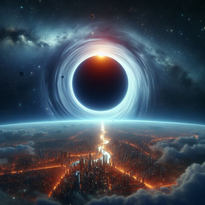 Create meme: black hole interstellar , black hole background, Interstellar black hole 4k