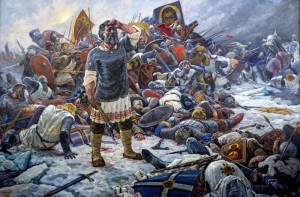 Create meme: the battle of the ice 1242 battle photos wedge, photos battle of the ice 1242 year, the battle of lake Peipus pictures