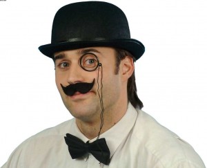 Create meme: how to wear a top hat, monocle films spotlights, the mask of the gentleman download image