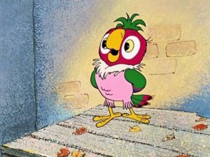 Create meme: cartoons, adventures of parrot Kesha, return of the prodigal parrot