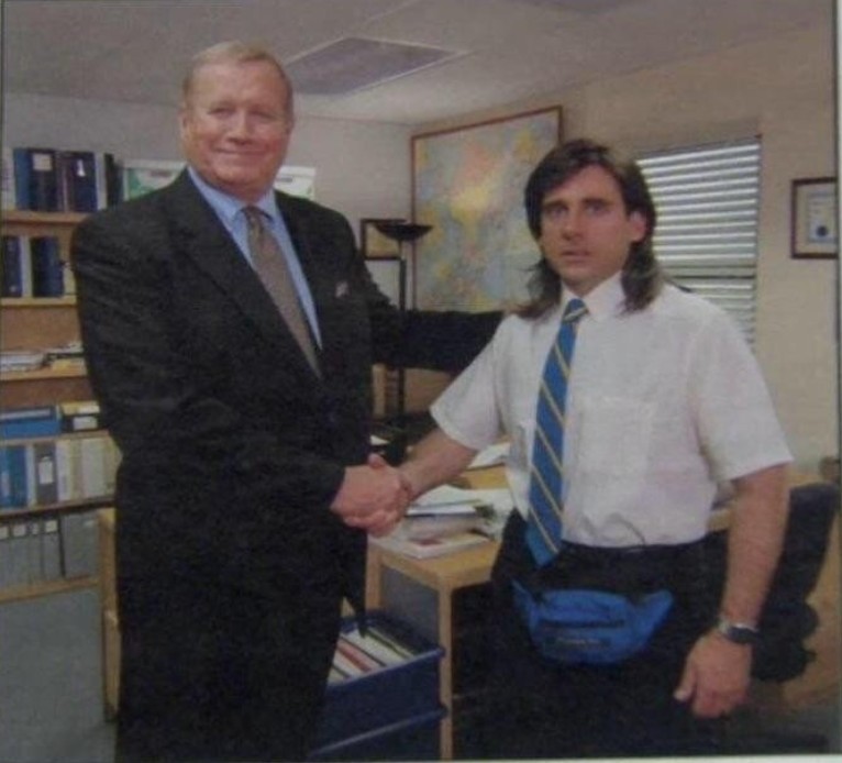 Create meme: the office series michael scott handshake, TV series office meme handshake, The office series by michael scott