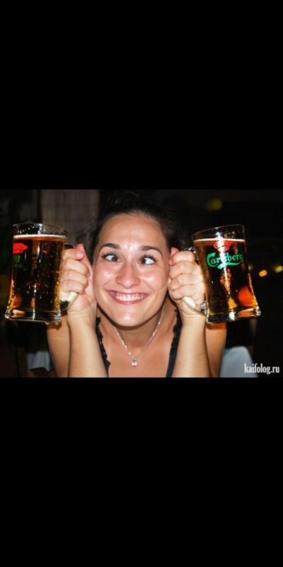 Create meme: beer girl, beer , the girl drinks beer