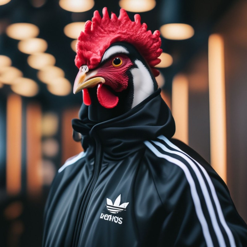 Create meme: cool cock, Jackett Hotline Miami Cosplay, cool chicken