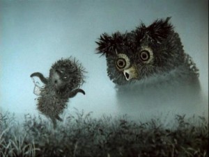 Create meme: owl hedgehog in the fog, hedgehog in the fog, Norstein hedgehog in the fog