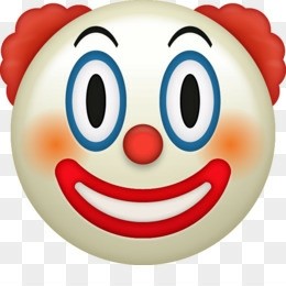 Create meme: Emoticon ;), what does the smiley clown in the VC, clown