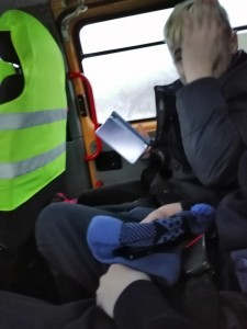 Create meme: minibus, hand job in bus, bus