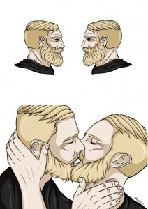 Создать мем: человек, beard, бородатый думер