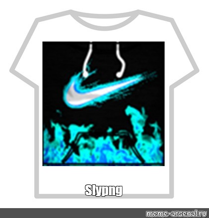 Create meme Nike to get, shirt roblox, t-shirt for the get black -  Pictures 