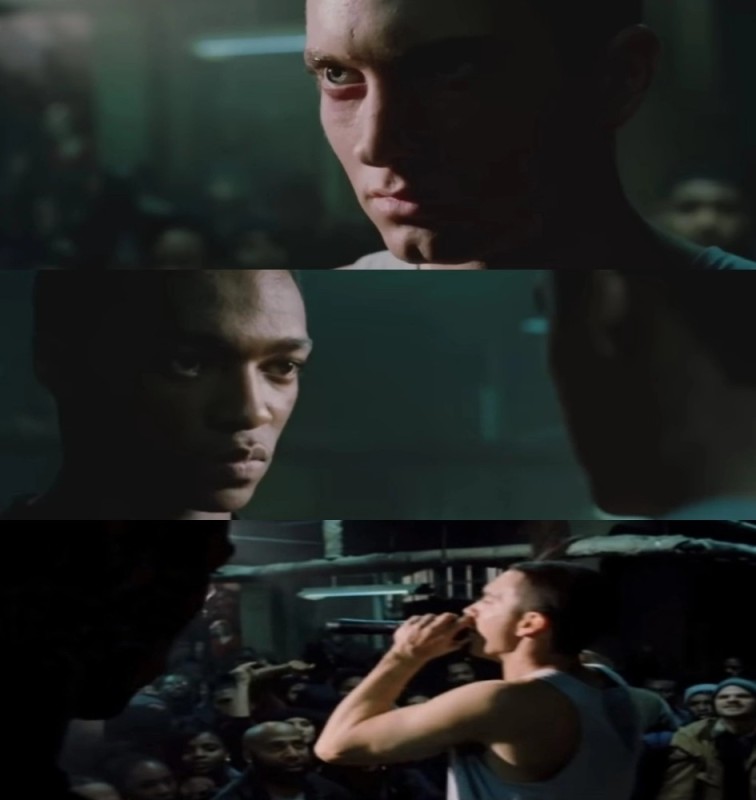 Create meme: a frame from the movie, Anthony Mackie, 8 mile