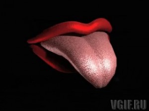 Create meme: language, tongue, red lips