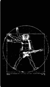 Создать мем: русский рок, Витрувианский человек, рок плакат