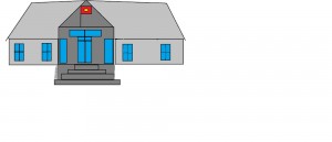 Создать мем: малюнки на малювання 6 клас половину хатинка, house, здание школы рисунок