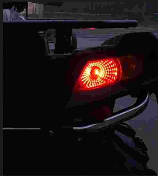 Create meme: stop signal for motorcycle, reversing lights brp g2, additional flashing brake light on motorcycles