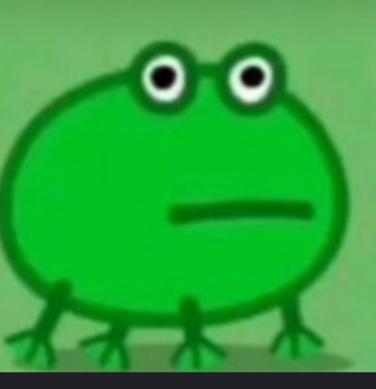 Create meme: the frog from peppa, the frog from peppa pig, peppa pig frog