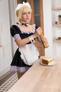 Create meme: maids of games cosplay, cosplay anime girls maids, maid