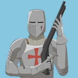 Create meme: knight, knight Templar, knight deus vult