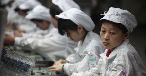 Create meme: working conditions, production plant, apple factory