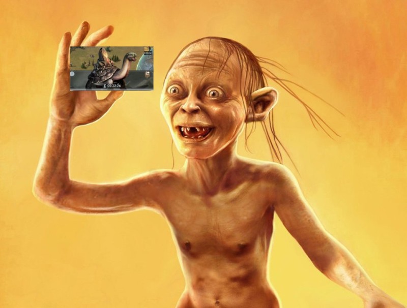 Create meme: Gollum from the Lord of the Rings, Gollum the Lord of the rings, my precious from Lord of the rings