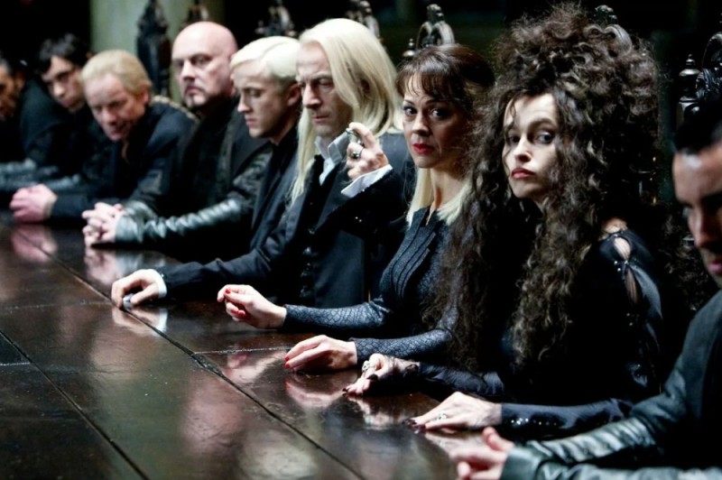 Create meme: death eaters, Bellatrix Lestrange, Helena Bonham Carter Bellatrix