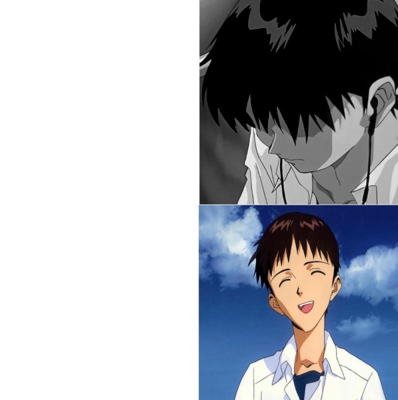 Create meme: Shinji Ikari Evangelion, Shinji Evangelion, evangelion
