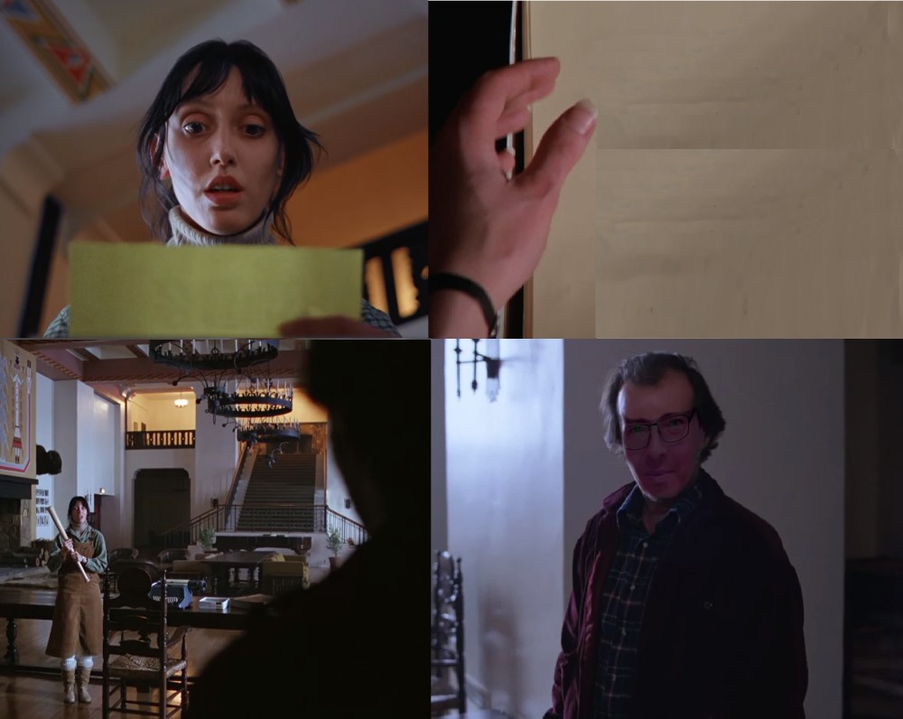 Create meme: The shining film 2002, Shelly Duvall, Stanley Kubrick 