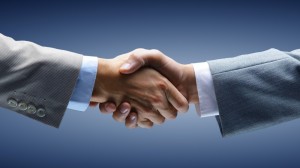 Create meme: business relationship, handshake