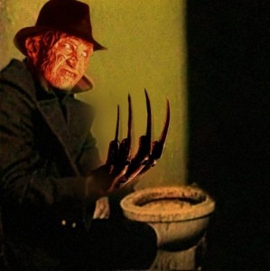 Create meme: kruger, horror, Robert Englund