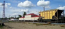 Create meme: petushki railway station vladimir region, hopper car dispenser vpm 770, hopper car dispenser