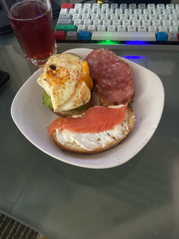 Create meme: delicious Breakfast , dinner, breakfast sandwiches