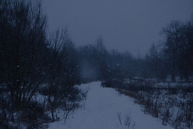 Create meme: darkness, aesthetics landscape, winter landscape
