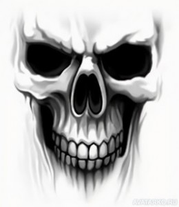 Create meme: drawing of a skull, skull sketch