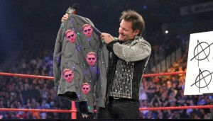 Create meme: chris jericho debate, Chris Jericho of fozzy, Chris Jericho wwe with MIC