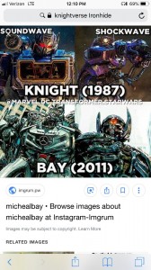 Create meme: transformers hound and ironhide, optimus prime quotes, riddles about transformers