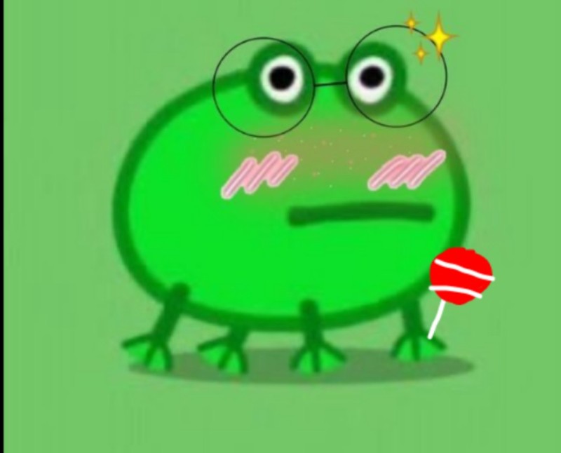 Создать мем: жаба свинка пеппа, рисунки лягушки милые, лягушка из свинки пеппы оригинал