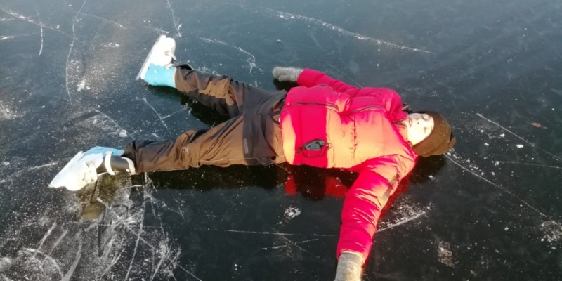 Create meme: winter Baikal, people , ice on lake baikal