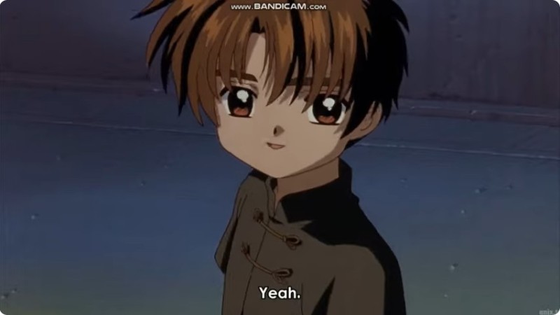 Create meme: Shaoran Lee, anime , cardcaptor sakura 