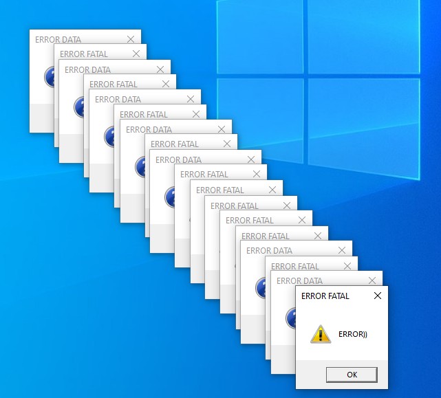 Создать мем: windows crazy error, windows xp crazy error, windows 8 crazy error