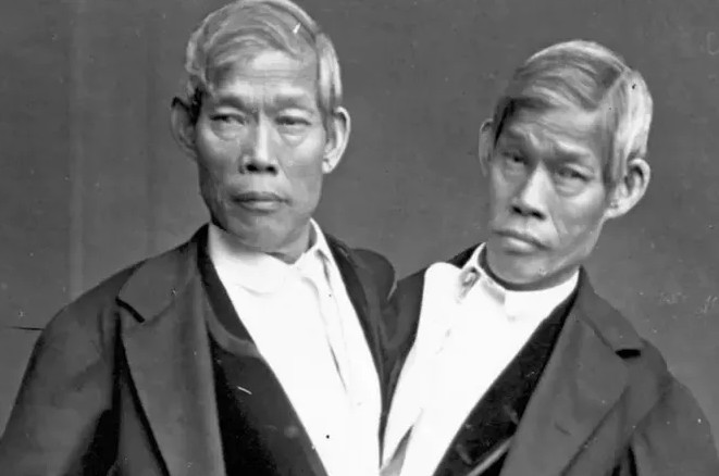 Create meme: The Chang brothers and Eng bankers, siamese twins chang and Eng, Chang and Eng Bunker