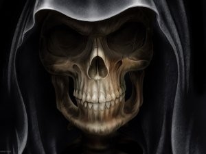 Create meme: grim reaper, skull