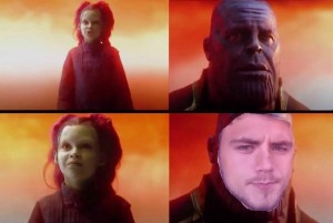Создать мем: танос и гамора мем, танос what did it cost, thanos what did it cost