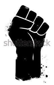 Создать мем: кулак логотип, поднятый кулак, кулак black power
