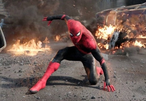 Create meme: Spider-Man Tom Holland 2, spider man far from home, Spider-Man: No Way Home Movie 2021