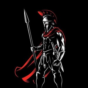 Создать мем: spartan warrior, спартанский воин вектор, 300 спартанцев логотип