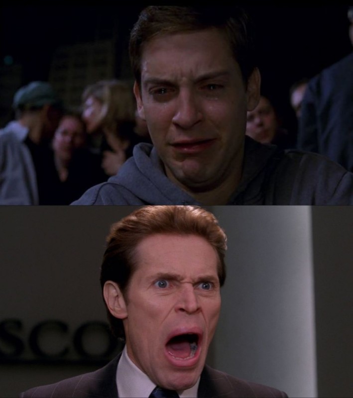 Create meme: memes 2022, uncle Ben Spiderman, Peter Parker crying 