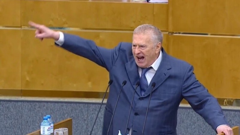 Create meme: ldpr leader vladimir zhirinovsky, vladimir zhirinovsky, zhirinovsky's speech in the state Duma