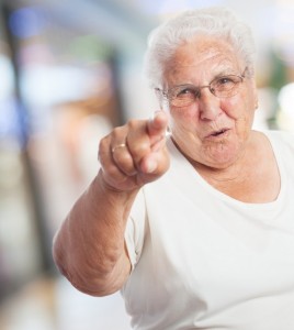 Create meme: pensioner with his hand raised, old woman, grandmother thumbs up