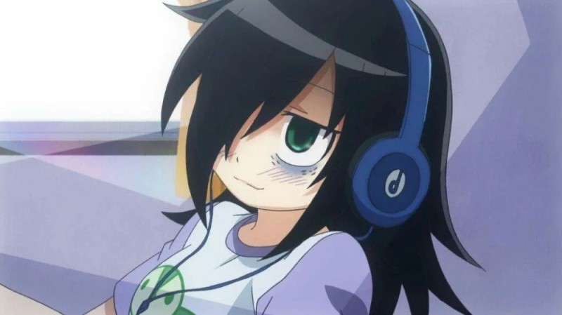 Create meme: tomoko anime, watamote, tomoko Kuroki anime look