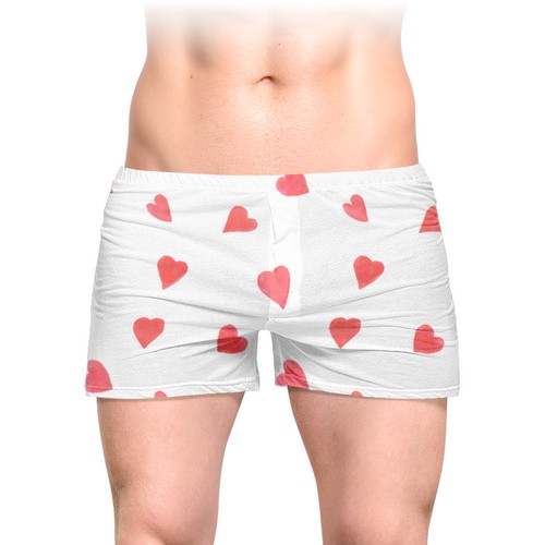 Create meme: underpants with hearts for men, men's underpants, men's printed underpants