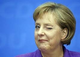 Create meme: double Merkel, Angela Merkel reptilians, Angela Merkel